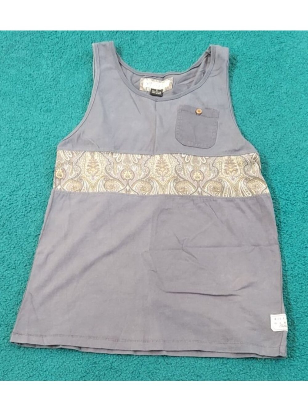 Billabong Garage Collection Men's Cotton Pocket Tank Top Size Small